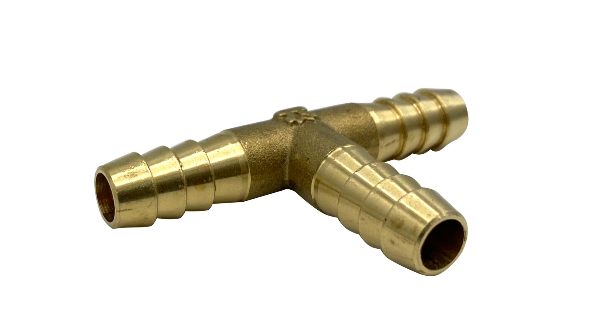 T-Schlauchverbinder Messing 25 Mm – Temperaturbeständig, 3-Wege-Anschluss Für Wasser, Luft, Öl, Kraftstoff, Hohe Dichtigkeit, Langlebig
